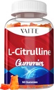 남자를 위한 L Citrulline Gummies - 칼슘을 가진 강력한 Vasodilator, 봉사 당 1600mg, 여분 힘, Boosts Nitroxyl 및 Nitric 산화물 생산, 지원 에너지와 내구시간, 60 Chewable Gummy