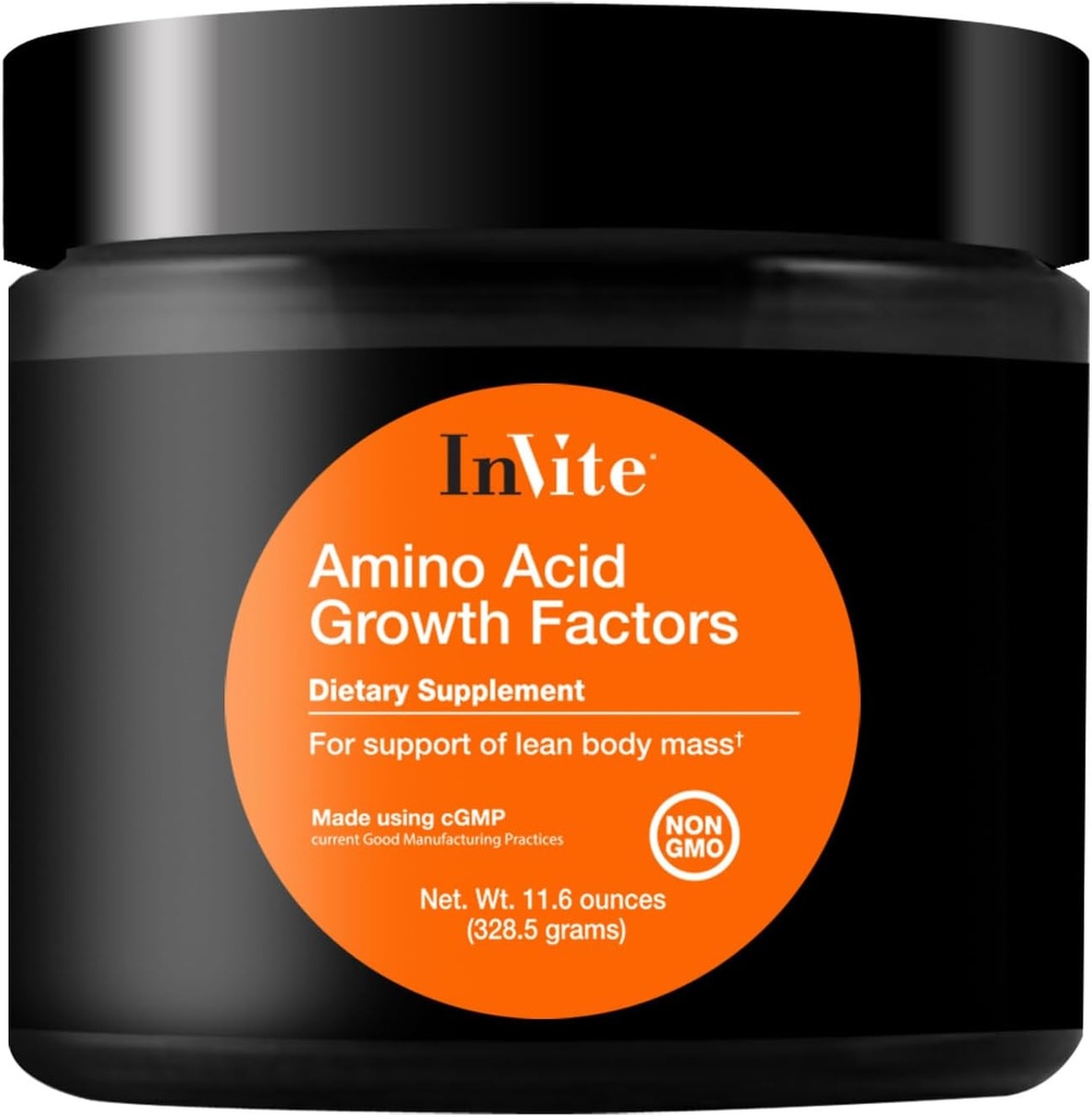 Undang Kesehatan Acid Growth Faktor - Mendukung Otot, Imuniune, Digetical dan Sirkulasi Kesehatan - Berisi L- Glutamine, L-Arginine, L-Orniky, L-Lysine, dan Glycine - 30 Pelayan