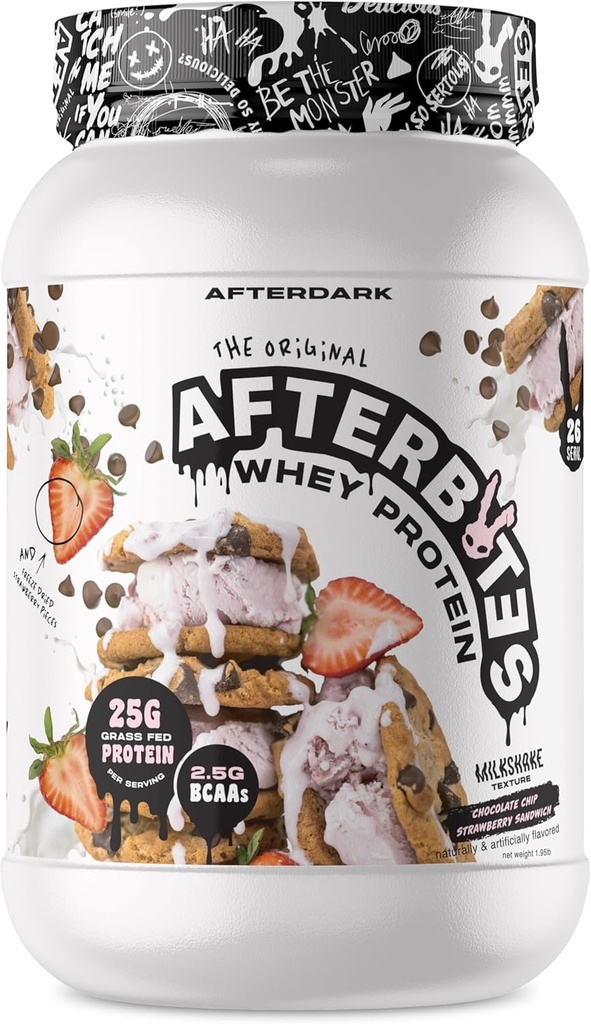 Afterdark Afterbites Whey Proteine pulbere, 25g Proteine, 4,5g B
