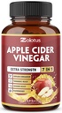 Zolotus 7 in 1 Apple Cider Vinegar Capsules, 3 Month Supply with Ceylon Cinnamon, Ginger Root, Turmeric, Elderberry for Supports Digestion, Immune, 90 Capsules