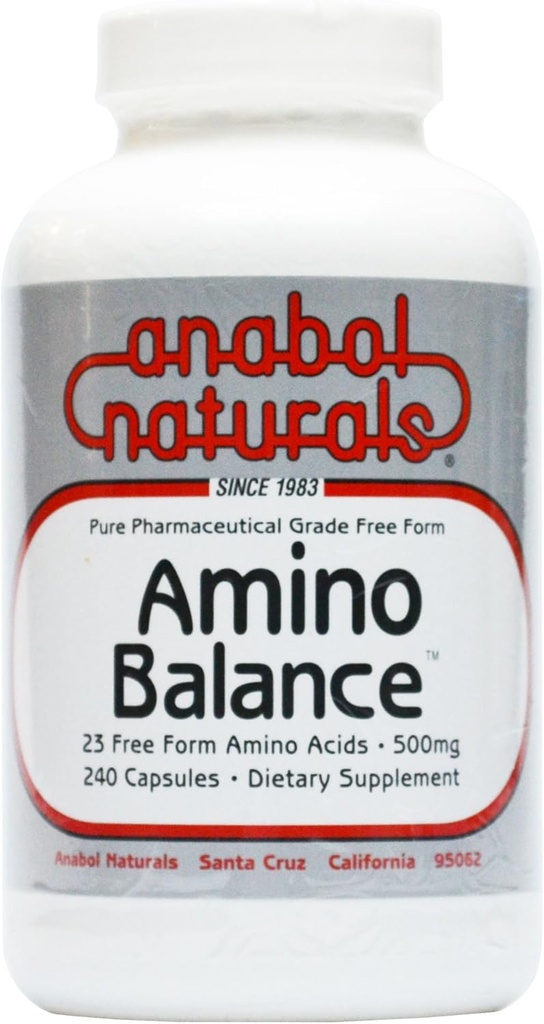 Eminum Balance 240 caps, Aminum Energy Appliment, Complete 23 Freeform Aminum Blend Formula with B.