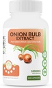 All Natural Onion Extract 1000mg - Dried Onion Bulb (Allium Cepa) Herbal supplement - 120 Capsules