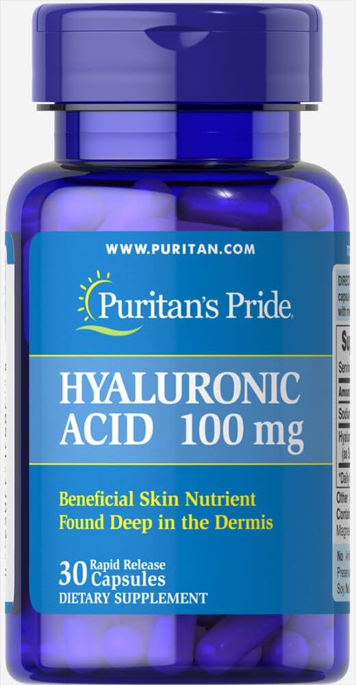 Puritan's Pride Hyaluronzuur 100 mg-30 capsules