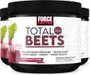 Force Factor Total Beats Drink, Mix Superfood Powder, Nitric Oxide, Energy, Endurance, dan Stamina, Cardiovascular Heart Health Supplemen, 90 Servis, 3-Pack