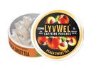 LyvWel 225mg Caffeine Pouches, Guarana-Powered Energy Pouches, Nootropic Pouches, Nicotine Free Pouches & Tobacco-Free, 1-Pack, 14 Pouches Peach Sweet Tea