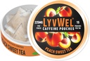 LyvWel Ultra Coffein Pouch - Peach Sweet Tea - 225mg Natural Coffein with Guarana - Clean Energy for Focus & Food - 1-Pack (15 Pouches)