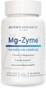 Biotics Research Mg-Zyme TM Magnesio Konplexu hirukoitza 100 mg-Magnesium Glycinate, Gluconate, Aspartate Chelated Supplement, Absorption altua, euskarria, loa, energia, kardiobaskular osasuna-100 kapsulak