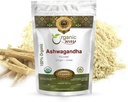 Organic Way Premium Ashwaranda Root Recember (Itia Simnifera) - Organic & Kosher Certified | Non GMOMO & Glutene Free | USDA Certification | - อินเดีย (1Lbs / 16Oz)