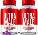 NutraRize (Pack of 2 Ultra Male Gummies 1000 MG, חניכיים, כל תוספת טבעית ל- Boost Daily Performance ו- Total Health, רשמי UltraMale ביקורות (120 מסטיקים)