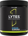 Rule 1 Lytes - Hydration Support Mix Featuring 5 Electrolyte Minerals Enhanced with Citrulline, Coconut Water, and Watermelon Powders, Plus Antioxidant Vitamin C (40 Servings, Blue Razz)