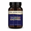 Dr. Mercola Full Spectrum Enzymes - 22 Different Enzymes - Supports Digestive & Immune Health - Helps Digest Carbohydrates, Fats & Proteins - Non-GMO, Gluten-Free & Soy-Free - 90 Capsules