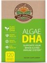 Algae DHA 120 Softgels x 1 Box - Vegan Omega-3 Supplement, Pure Plant-Based Carragenan, DHA a Algae Oil (120 Počet)