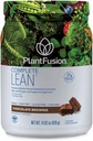 PlantFusion Komplett Lean Plant Basert Protein Powder - Prebiotisk Fiber, Superfoods & Digestive Enzymer - Vegansk, Glutenfri, Soja Gratis, Ikke-GMO - Sjokolade Brownie 1 lb
