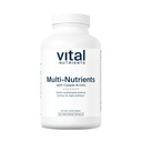 Vital Nutrients Multi-Nutrients 4 - Citrate/Malate Formula (with Copper and Iron) - Multi Vitamin/Mineral Formula with Potent Antioxidants - Bioavailable Form - Non-GMO - 180 Capsules