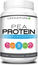 Lean & Pure Pea Protein Powder, Vegan, Low Carb, 25g proteinu, non GMO, gluten zdarma, 27 Služeb, 843g