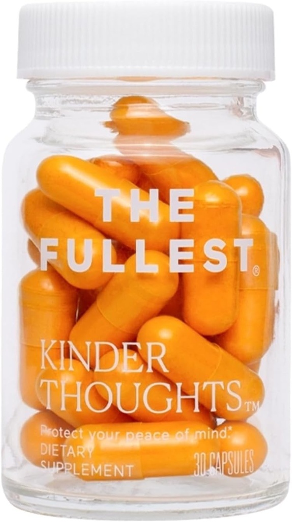 THE FULLEST - Capsules de safran - Boosts Mood, Energy, and Focus, sans gluten et végétalien, contient du safran, du curcumin et du curcumin, 30 capsules