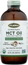 Flora - MCT Oil Certified Organic - Unterstützt Muskel-Energie & Gehirn Gesundheit - Enthält C8 Caprylic Acid & C10 Capric Acid - Non-GMO, Gluten-Free, Vegan & Keto-Friendly - 8,5 fl. oz. Glasflasche
