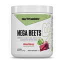 NutraBio Mega Beets Organic Beet Root Powder Nitric Oxide Superfood, NO3-T Nitrates and Antioxidants - Supports Performance, Circulation, Blood Flow, Overall Health - 30 Servings