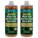 Aloe Life - Whole Leaf Aloe Vera Juice, Organic, Gluten- Free (Aloe Gold, 32 oz) Yel124; 2-Pack