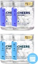 Cheers R&R Combo | Restaurar + alivio | Séntese mellor despois de beber e apoiar o seu fígado | DHM, L-Cysteine, Milk Thistle, Ginger, White Willow Bark, cafeína, L-Theanina | 24 doses cada un
