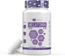 Melatonin per dormir a homes i dones - Dormen Melatonin w/Valerian Root Extrac - n Vega Melatonin 10 Mg Capsules - Aid per a adults - Deep, Dorm suplementaris per a l'Espamin