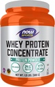 NOW Foods Sports Nutrition, Whey Protein Concentrat, 24 g z BCAA, nearomatiziranim praškom, 1,5-pound