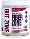 Dr Colbert MD Fiber Zone Powder | Berry Flavor | Prebiotics, Isoluble & Soluble Fiber | Psyllium Husk | Inulin | Recommended in Keto Zone Diet & Healthy Gut Zone | 9.52 oz