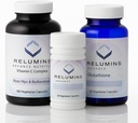 Relumīni Advanced Skin Papildinājums Komplekts - L-Glutatione Complex, Vitamīnu C, & Antioksidants Atbalsts - Barošanas formula veselīgai ādai - 30 dienu piegādes