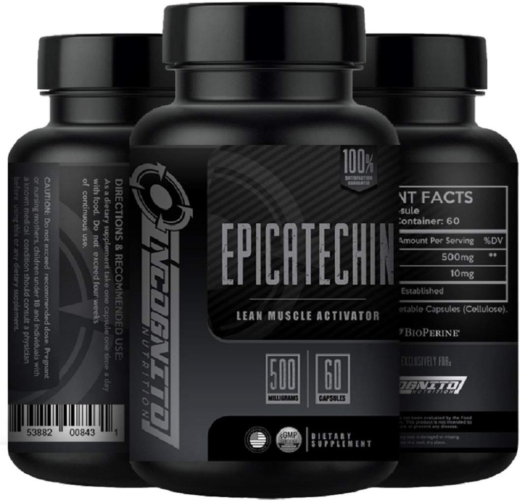 EPICATECHIN | Extra Strength | 500 MGS Per Serving x 60 Servings | Increase Protein Synthesis | May Reduce Myostatin (1)