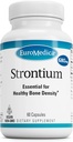 EuroMedica Strontium - Suport de salut i força suplementari - Dietary suplementari amb Vegan Capules - Sanitat suplementari amb Citrati Stronti - 60 Capules