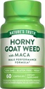 Nature 's Truth Horny Goat Weed with Maca Ş124; 60 Miltelių ekstraktas kapsulės Bendrijoje 124; Vegan, Non- GMO ir Gluten Free Addition