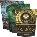 8 Oz Koa Kava Bundle Premium Tongan, Fijian Waka és Vanuatu Waka Kava Root Powder