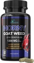 Horny Goat Weed Extra Strength - Maca, L-Arginine, Ginseng - Boost Desire, Performance, Stamina, Energy, Non-GMO Formula, 60 kapszula