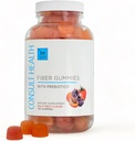 Consult Health Fiber Supplement Gummies - Sugar Free Multi Fruit Flavor - 6g Prebiotic Plant Based Fiber Blend - 120 Count