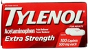 Tylenol תוספת Power Caplets עם 500 מ"ג Acetaminophen, כאב Reliever & Fever מופחת, 100 ct