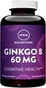 MRM Nutrition Ginkgo B 60mg □ Gluten-Free + Vegan □ 120 Servings