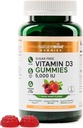NatureWise Vitamiin D3 5000 RÜ Gummies - Suhkruvaba Segatud Marjamaitse - D-vitamiini kummid täiskasvanutele, toetab immuunsust, lihaste ja luu tugevust - želatiin-vaba, mitte-GMO - 90 Gummies [45-päevane pakkumine]