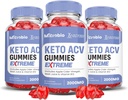 Justified Laboratories (3 Paket MIcrobio Keto ACV Gummies Extreme 2000MG Micro Bio Keto Gummies Apple Cider Vinegar Palegranate Beet Juice Toz B12 Vegan GMO 180 Gummys