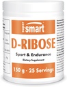 Supersmart - D-Ribose Power (Nature Sugar) 6gm per dia - ATP Synsis i Producció - Programa universal per a l'Energia NothO i Guten Free - 150 g