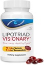 Lipotriad Visionary Eye Vitamíny - 60 Kapsle - Lutein a zeaxanthin doplňky s ostatními AREDS 2 ® ingredience na podporu zdraví očí