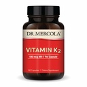 Dr. Mercola Vitamin K2-180 mcg Vitamin K2 as MK-7 - Supports Healthy Arterial Function & Heart Health - Non-GMO, Gluten-Free & Dairy-Free - 90 Capsules (90 Servings)