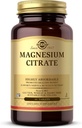 Solgar Magnesium Citrate - 60 tabletter - Främjar hälsosamma ben, stöder nerv- och muskelfunktion - mycket absorberbara - icke-GMO, Vegan, Gluten Free, Kosher - 30 portioner