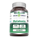Amazing Formulas Melatonin 10 Mg Supplement | Tablets | Non-GMO | Gluten-Free | Made in USA (1 Pack | 120 Count)