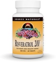 מקורות טבעיים Resveratrol, for Heart and Healthy Aging* 200 מ"ג - 60 טבליות