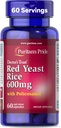 Puritaanit Pride Tohtorit Trust® Red Jeast Rice 60mg Policosanol, ravintolisä, 60 nopea julkaisu kapselit