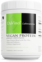 DAVINCI Labs Protein végétalien - Supplément en poudre soutient la réparation des muscles et tissus* - Supplément végétalien avec des protéines de pois et de lin - Chocolat crémeux, 30 portions (894 g)