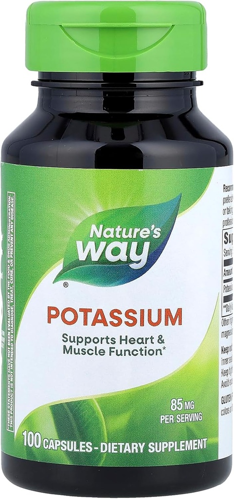 Nature Way Potassium Chelate Complex - 100 Capsules