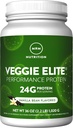MRM Хранене Veggie Elite Witness Протеин  готварски ванилия Bean Flavored постелки Plant-Based Witness* Easy to Digest  готварски с BCAAs.