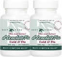 EAST PARK d-Lenolate Plus Cold & Flu Homepathic Remedy for Dewata & Kids 144; System Booster Ammune dengan Ekstract Olive Leaf, Neem Leaf Extract & Echinacea 124; 625mg, 24 Tablet 144; Non-GMO (Paket 2)