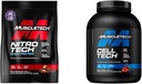 MuscleTech Whey Protein Toz Nitro-Tech Whey Protein Propte &  Peptides & nohidrat Toz Cell-Tech Creatine Toz